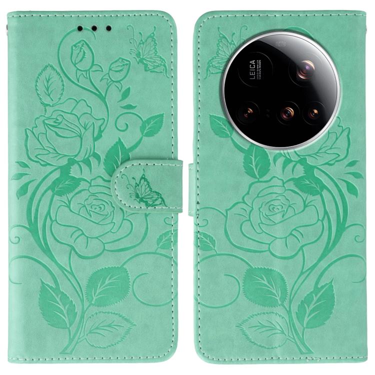 Rose Butterfly Embossed Leather Phone Case, For Redmi 15C 5G / 4G EU 173mm, For Redmi 15 5G Global / 15 4G SEA, For Redmi 15 5G / 4G EU 171mm, For Redmi 15C 5G / 4G Global 171mm, For Redmi Turbo 4 Pro 5G / Poco F7, For Xiaomi Poco F7 Ultra / Redmi K80 ...