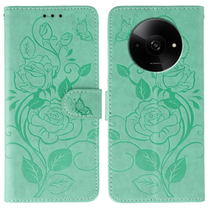 Rose Butterfly Embossed Leather Phone Case, For Redmi 15C 5G / 4G EU 173mm, For Redmi 15 5G Global / 15 4G SEA, For Redmi 15 5G / 4G EU 171mm, For Redmi 15C 5G / 4G Global 171mm, For Redmi Turbo 4 Pro 5G / Poco F7, For Xiaomi Poco F7 Ultra / Redmi K80 ...