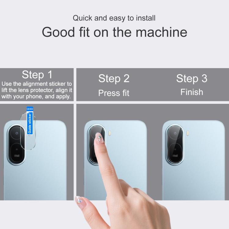 IMAK Rear Camera Lens Glass Film Thin Version, For Redmi A7 Pro 4G, For Redmi Turbo 5 Max 5G, For Redmi K80 Ultra, For Redmi A5 4G 171.7mm