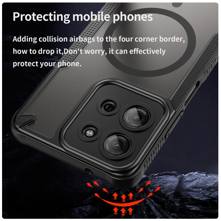 Armor Glaze MagSafe Magnetic Phone Case, For Motorola Moto G75 5G, For Motorola Moto G35 5G, For Motorola Moto G55 5G
