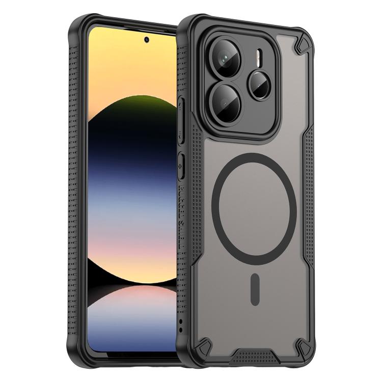Armor Glaze MagSafe Magnetic Phone Case, For Redmi Note 17 4G Global 169.7mm, For Redmi Note 17 Pro Max 5G Global 163.4mm, For Redmi Note 17 Pro 5G Global 163.5mm, For Redmi Note 15 Pro+ 5G 163.3mm / Poco M8 Pro, For Redmi Note 15 4G / 5G Global 164mm ...