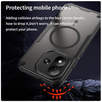 Armor Glaze MagSafe Magnetic Phone Case, For Redmi Note 17 4G Global 169.7mm, For Redmi Note 17 Pro Max 5G Global 163.4mm, For Redmi Note 17 Pro 5G Global 163.5mm, For Redmi Note 15 Pro+ 5G 163.3mm / Poco M8 Pro, For Redmi Note 15 4G / 5G Global 164mm ...