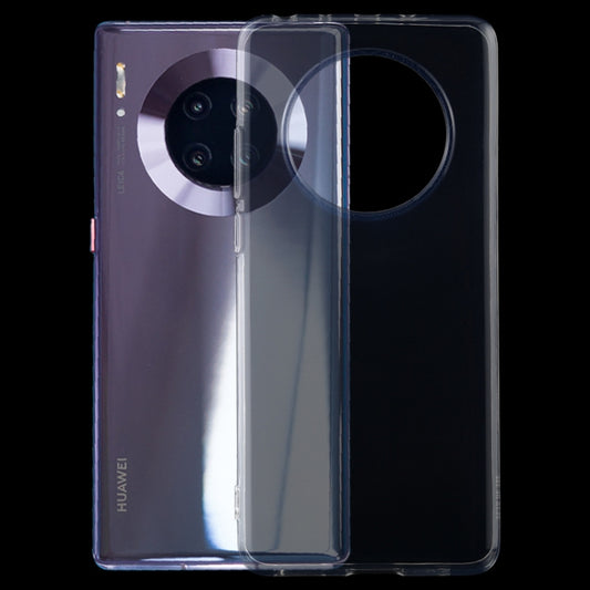 Transparent ultra-thin TPU phone case with camera cutout and raised edge protection