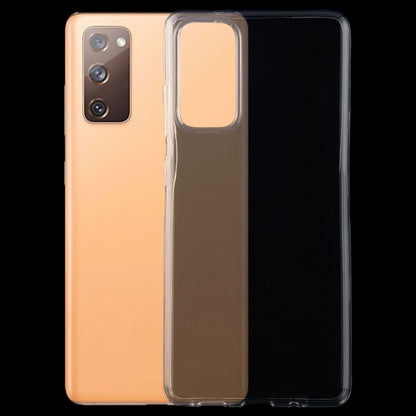 Clear TPU phone case showing rear camera cutout and slim wraparound edge