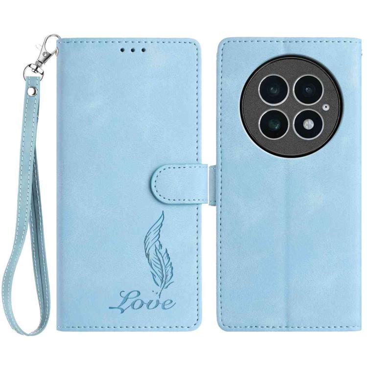 Skin Feel Embossed Feather Leather Phone Case, For OnePlus Ace 6, For OnePlus 15, For OnePlus Nord 5, For OnePlus Nord CE5, For OnePlus 13