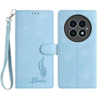 Skin Feel Embossed Feather Leather Phone Case, For OnePlus Ace 6, For OnePlus 15, For OnePlus Nord 5, For OnePlus Nord CE5, For OnePlus 13