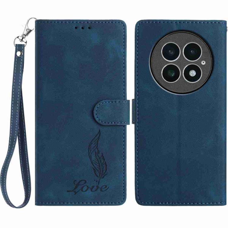 Skin Feel Embossed Feather Leather Phone Case, For OnePlus Ace 6, For OnePlus 15, For OnePlus Nord 5, For OnePlus Nord CE5, For OnePlus 13
