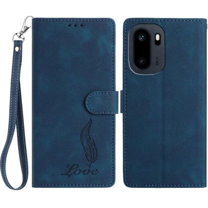 Skin Feel Embossed Feather Leather Phone Case, For OnePlus Ace 6, For OnePlus 15, For OnePlus Nord 5, For OnePlus Nord CE5, For OnePlus 13