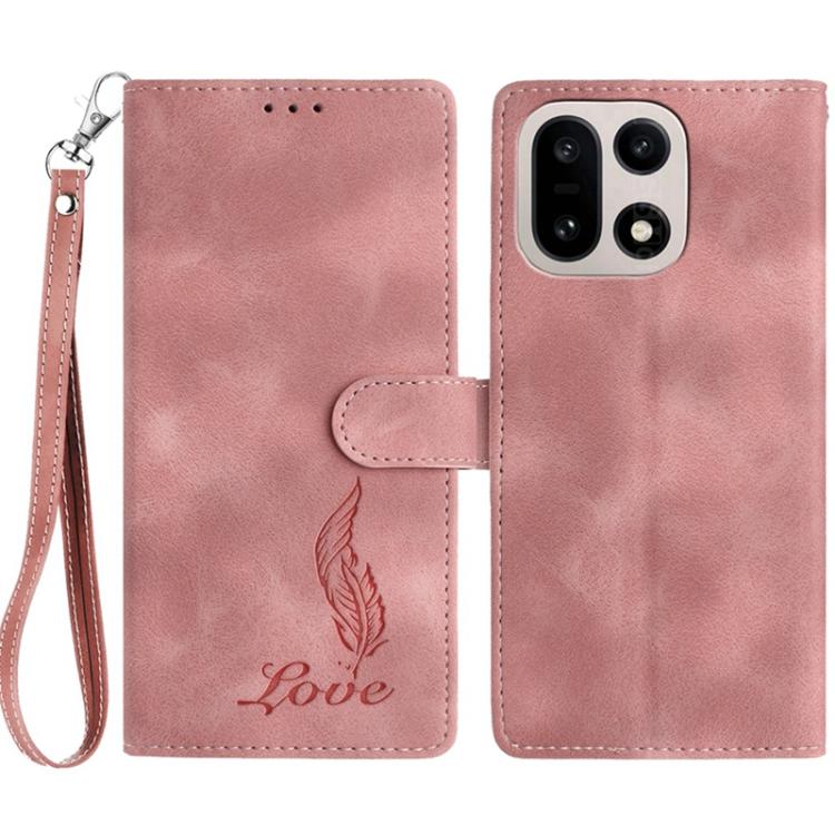 Skin Feel Embossed Feather Leather Phone Case, For OnePlus Ace 6, For OnePlus 15, For OnePlus Nord 5, For OnePlus Nord CE5, For OnePlus 13