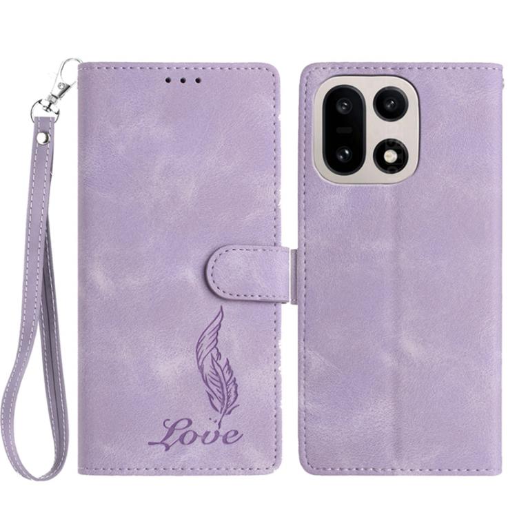 Skin Feel Embossed Feather Leather Phone Case, For OnePlus Ace 6, For OnePlus 15, For OnePlus Nord 5, For OnePlus Nord CE5, For OnePlus 13