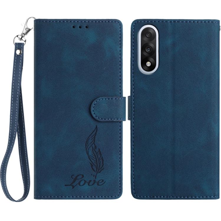 Skin Feel Embossed Feather Leather Phone Case, For OnePlus Ace 6, For OnePlus 15, For OnePlus Nord 5, For OnePlus Nord CE5, For OnePlus 13