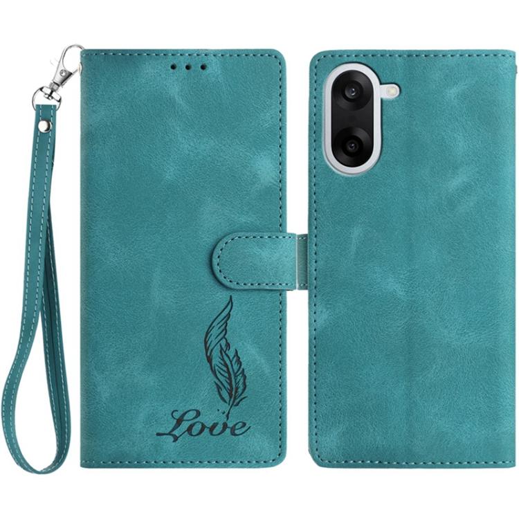 Skin Feel Embossed Feather Leather Phone Case, For OnePlus Ace 6, For OnePlus 15, For OnePlus Nord 5, For OnePlus Nord CE5, For OnePlus 13