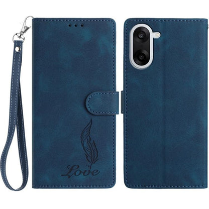 Skin Feel Embossed Feather Leather Phone Case, For OnePlus Ace 6, For OnePlus 15, For OnePlus Nord 5, For OnePlus Nord CE5, For OnePlus 13