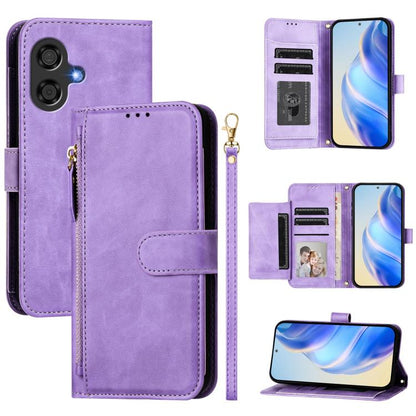 Multi-Card Slots Zipper Wallet Leather Phone Case, For Coolpad C16, For Coolpad X100, For Coolpad Cool 40i