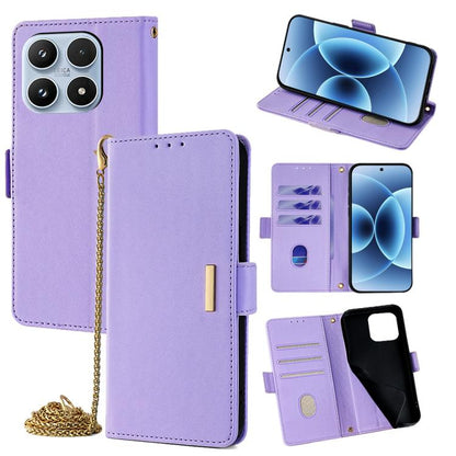 Crossbody Chain Leather Phone Case, For Xiaomi 17 Pro Max, For Xiaomi 17, For Xiaomi Civi 5 Pro 5G, For Xiaomi 15 Ultra