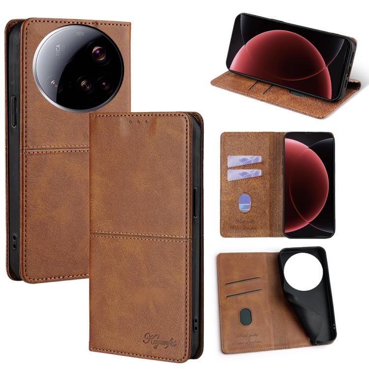 Cow Texture Magnetic Leather Phone Case, For Xiaomi 17 Pro Max, For Xiaomi 17 Pro, For Xiaomi 17, For Xiaomi Civi 5 Pro 5G, For Xiaomi 15 Ultra
