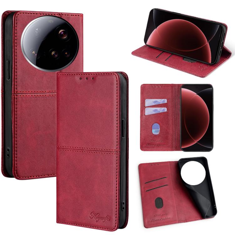 Cow Texture Magnetic Leather Phone Case, For Xiaomi 17 Pro Max, For Xiaomi 17 Pro, For Xiaomi 17, For Xiaomi Civi 5 Pro 5G, For Xiaomi 15 Ultra