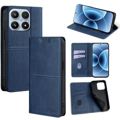 Cow Texture Magnetic Leather Phone Case, For Xiaomi 17 Pro Max, For Xiaomi 17 Pro, For Xiaomi 17, For Xiaomi Civi 5 Pro 5G, For Xiaomi 15 Ultra