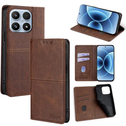 Cow Texture Magnetic Leather Phone Case, For Xiaomi 17 Pro Max, For Xiaomi 17 Pro, For Xiaomi 17, For Xiaomi Civi 5 Pro 5G, For Xiaomi 15 Ultra
