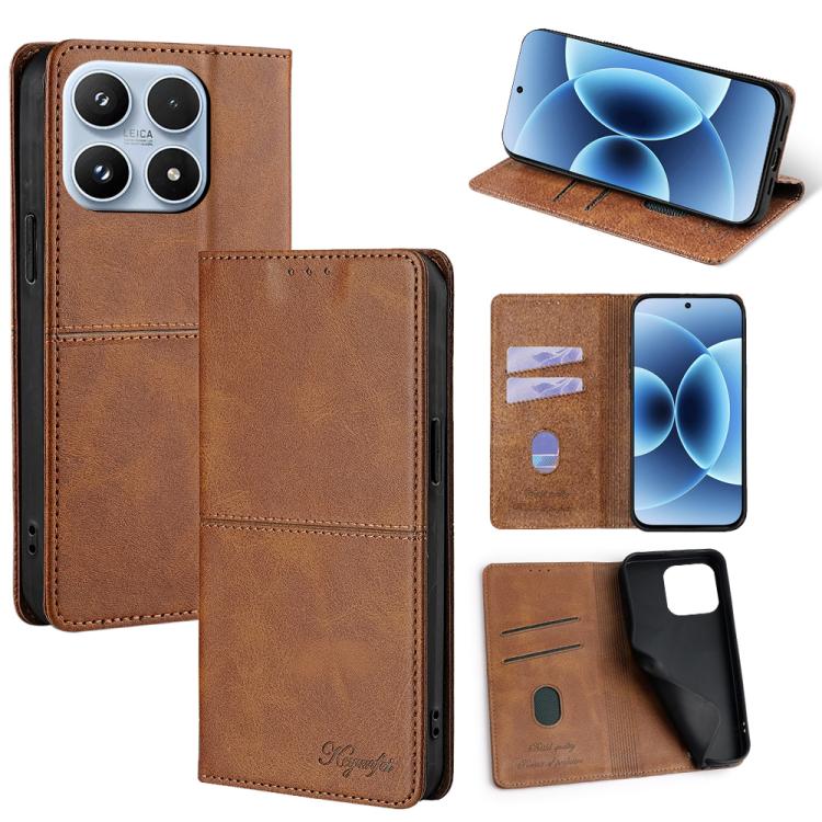Cow Texture Magnetic Leather Phone Case, For Xiaomi 17 Pro Max, For Xiaomi 17 Pro, For Xiaomi 17, For Xiaomi Civi 5 Pro 5G, For Xiaomi 15 Ultra