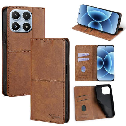 Cow Texture Magnetic Leather Phone Case, For Xiaomi 17 Pro Max, For Xiaomi 17 Pro, For Xiaomi 17, For Xiaomi Civi 5 Pro 5G, For Xiaomi 15 Ultra