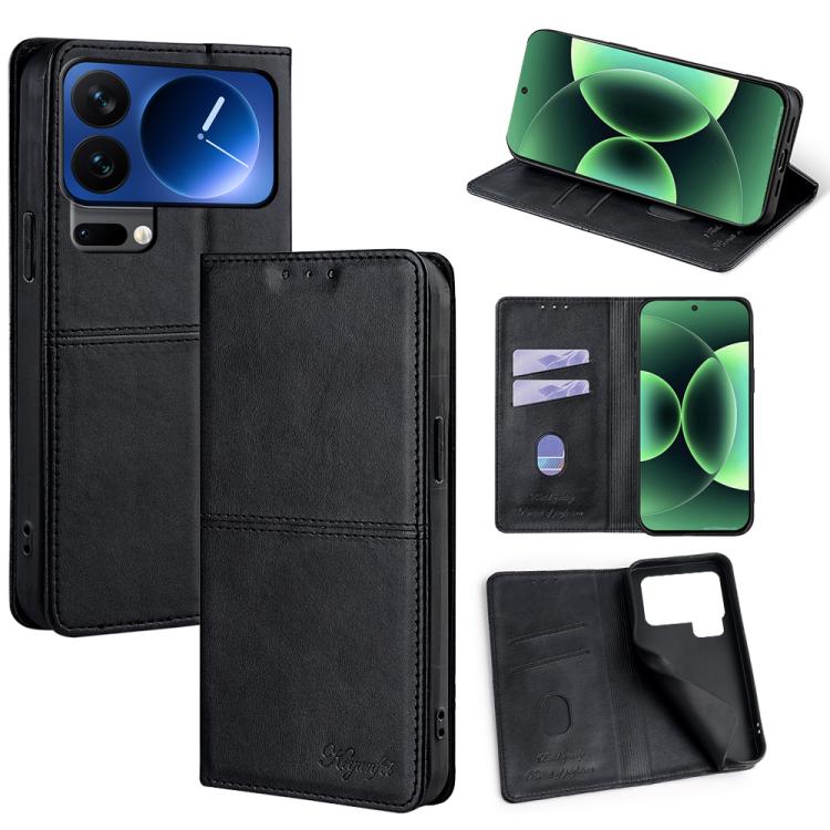 Cow Texture Magnetic Leather Phone Case, For Xiaomi 17 Pro Max, For Xiaomi 17 Pro, For Xiaomi 17, For Xiaomi Civi 5 Pro 5G, For Xiaomi 15 Ultra