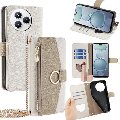 Crossbody Litchi Texture Leather Phone Case, For Xiaomi 17 Pro Max, For Xiaomi 17 Pro, For Xiaomi 17, For Xiaomi Civi 5 Pro 5G, For Xiaomi 15 Ultra