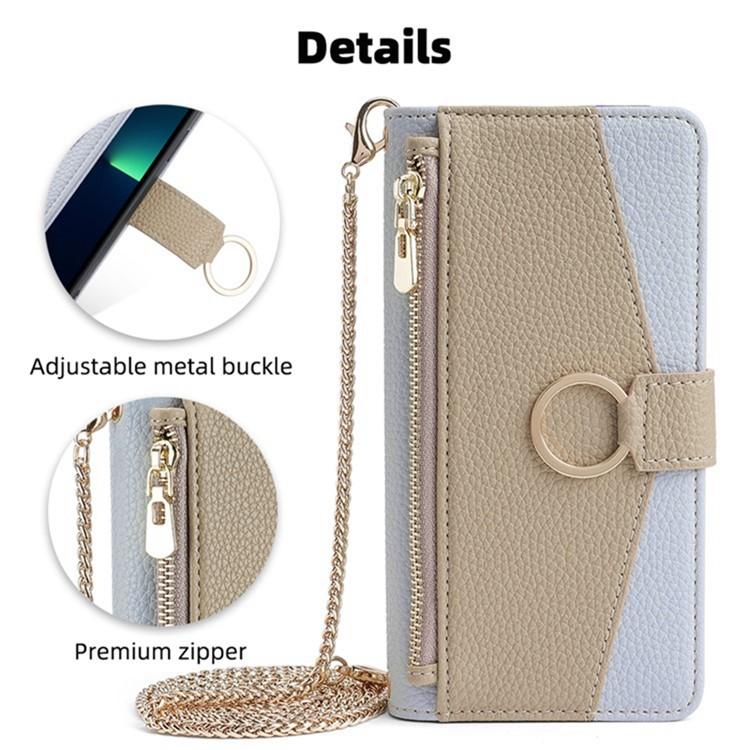 Crossbody Litchi Texture Leather Phone Case, For Xiaomi 17 Pro Max, For Xiaomi 17 Pro, For Xiaomi 17, For Xiaomi Civi 5 Pro 5G, For Xiaomi 15 Ultra