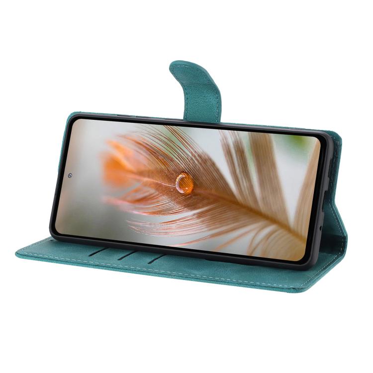 Skin Feel Embossed Feather Leather Phone Case, For Redmi 13C 4G