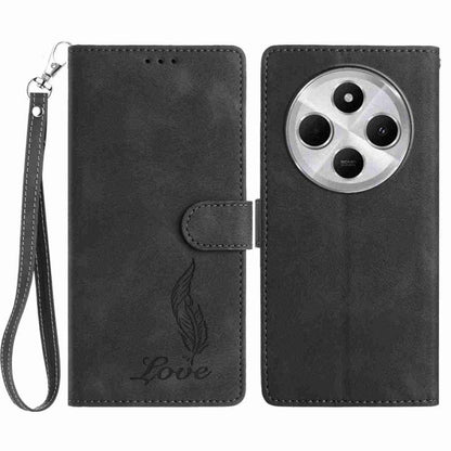 Skin Feel Embossed Feather Leather Phone Case, For Redmi 17C 5G, For Redmi K90, For Redmi K90 Pro Max, For Redmi 15C 5G / 4G EU 173mm, For Redmi 15 5G / 4G EU 171mm, For Redmi 15C 5G / 4G Global 171mm, For Redmi A5 4G 173.3mm                           ...