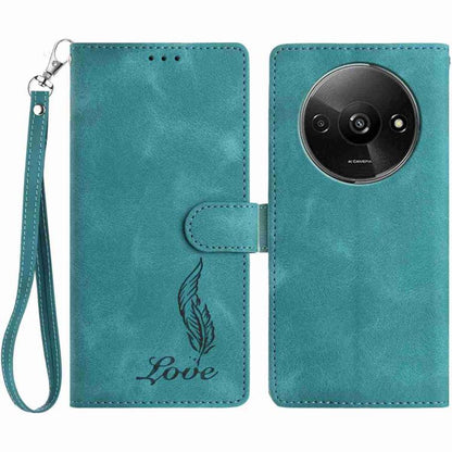 Skin Feel Embossed Feather Leather Phone Case, For Redmi 17C 5G, For Redmi K90, For Redmi K90 Pro Max, For Redmi 15C 5G / 4G EU 173mm, For Redmi 15 5G / 4G EU 171mm, For Redmi 15C 5G / 4G Global 171mm, For Redmi A5 4G 173.3mm                           ...