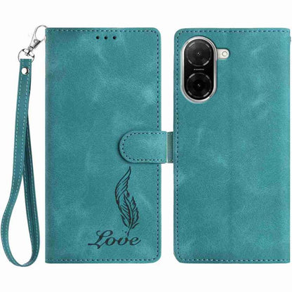 Skin Feel Embossed Feather Leather Phone Case, For Redmi 17C 5G, For Redmi K90, For Redmi K90 Pro Max, For Redmi 15C 5G / 4G EU 173mm, For Redmi 15 5G / 4G EU 171mm, For Redmi 15C 5G / 4G Global 171mm, For Redmi A5 4G 173.3mm                           ...