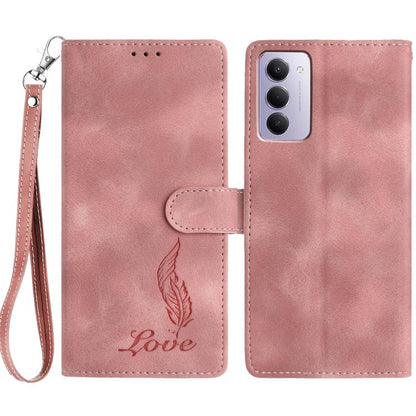 Skin Feel Embossed Feather Leather Phone Case, For Redmi 17C 5G, For Redmi K90, For Redmi K90 Pro Max, For Redmi 15C 5G / 4G EU 173mm, For Redmi 15 5G / 4G EU 171mm, For Redmi 15C 5G / 4G Global 171mm, For Redmi A5 4G 173.3mm                           ...