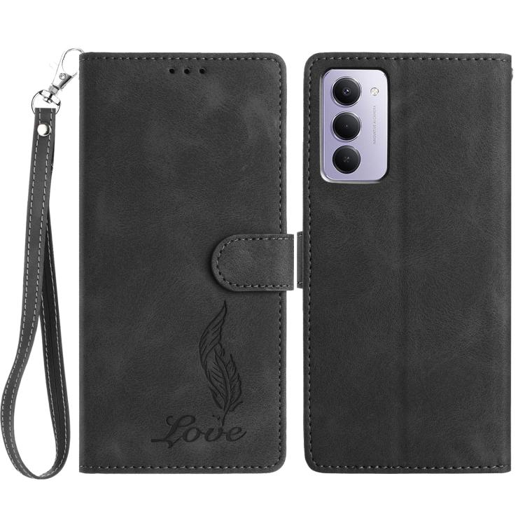 Skin Feel Embossed Feather Leather Phone Case, For Redmi 17C 5G, For Redmi K90, For Redmi K90 Pro Max, For Redmi 15C 5G / 4G EU 173mm, For Redmi 15 5G / 4G EU 171mm, For Redmi 15C 5G / 4G Global 171mm, For Redmi A5 4G 173.3mm                           ...