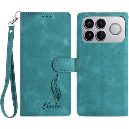 Skin Feel Embossed Feather Leather Phone Case, For Redmi 17C 5G, For Redmi K90, For Redmi K90 Pro Max, For Redmi 15C 5G / 4G EU 173mm, For Redmi 15 5G / 4G EU 171mm, For Redmi 15C 5G / 4G Global 171mm, For Redmi A5 4G 173.3mm                           ...