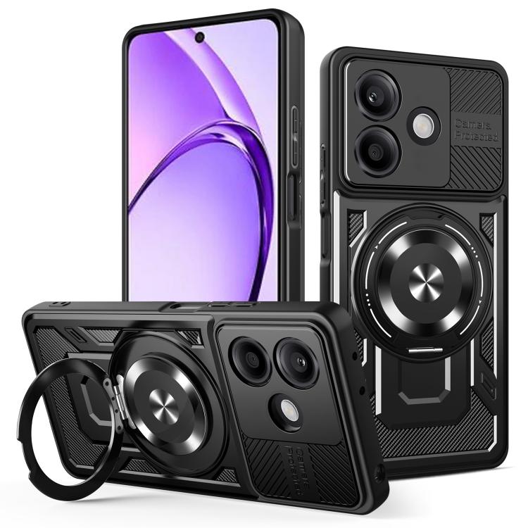 Armor Rotating Holder MagSafe Phone Case, For OPPO Reno15 Global / Reno 15C, For OPPO Reno15 Pro Global 5G, For OPPO A6 Pro Global, For OPPO A5 5G Global, For OPPO A5 Pro, For OPPO Reno13 5G, For OPPO Reno13 F 5G