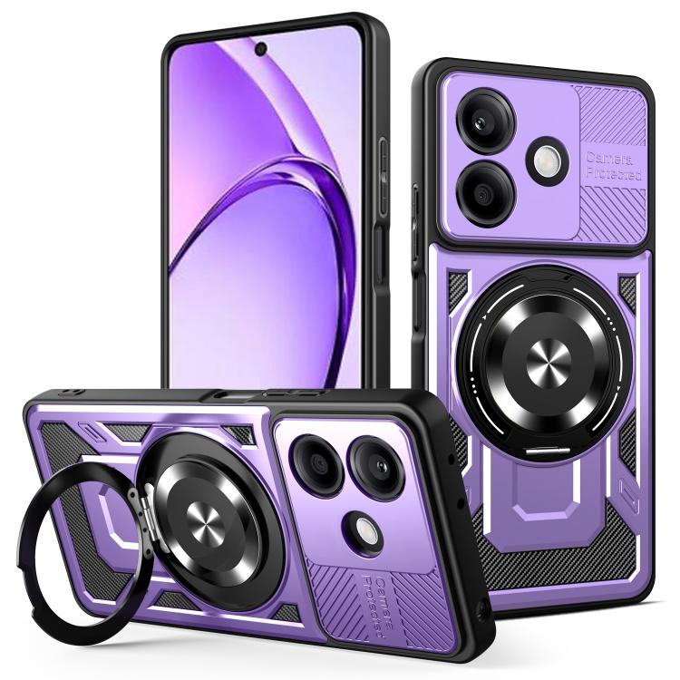 Armor Rotating Holder MagSafe Phone Case, For OPPO Reno15 Global / Reno 15C, For OPPO Reno15 Pro Global 5G, For OPPO A6 Pro Global, For OPPO A5 5G Global, For OPPO A5 Pro, For OPPO Reno13 5G, For OPPO Reno13 F 5G