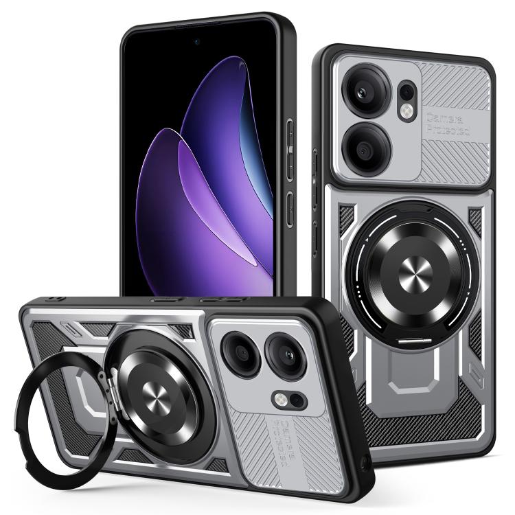 Armor Rotating Holder MagSafe Phone Case, For OPPO Reno15 Global / Reno 15C, For OPPO Reno15 Pro Global 5G, For OPPO A6 Pro Global, For OPPO A5 5G Global, For OPPO A5 Pro, For OPPO Reno13 5G, For OPPO Reno13 F 5G