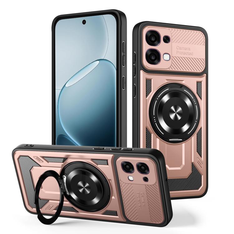 Armor Rotating Holder MagSafe Phone Case, For OPPO Reno15 Global / Reno 15C, For OPPO Reno15 Pro Global 5G, For OPPO A6 Pro Global, For OPPO A5 5G Global, For OPPO A5 Pro, For OPPO Reno13 5G, For OPPO Reno13 F 5G