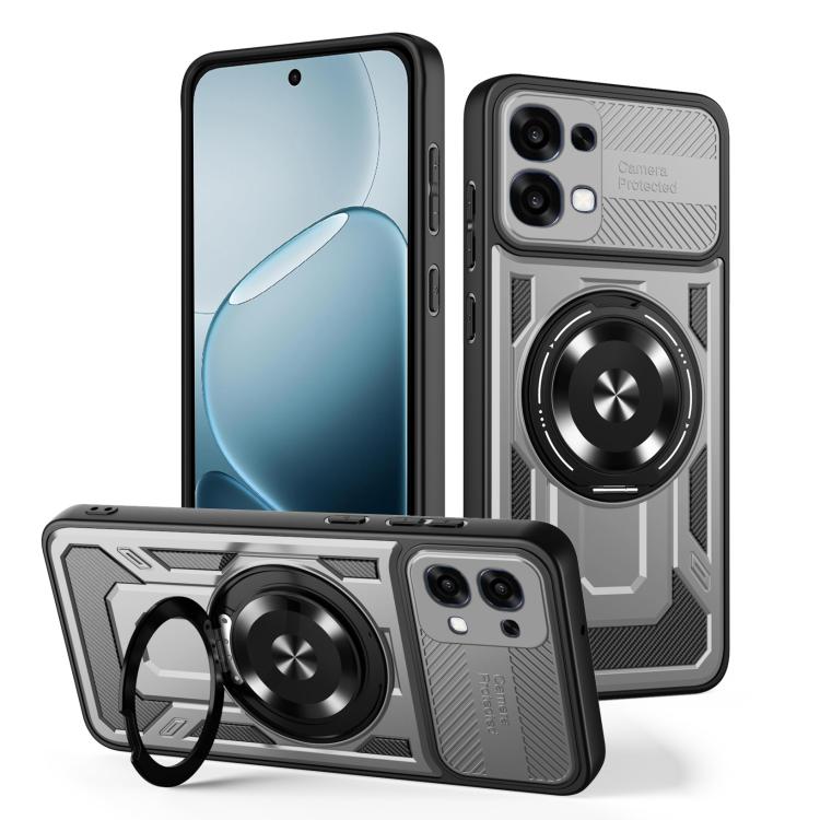 Armor Rotating Holder MagSafe Phone Case, For OPPO Reno15 Global / Reno 15C, For OPPO Reno15 Pro Global 5G, For OPPO A6 Pro Global, For OPPO A5 5G Global, For OPPO A5 Pro, For OPPO Reno13 5G, For OPPO Reno13 F 5G