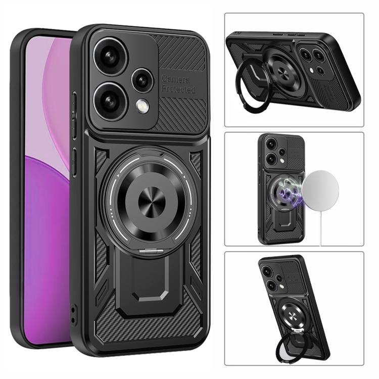 Armor Rotating Holder MagSafe Phone Case, For OPPO Reno15 Global / Reno 15C, For OPPO Reno15 Pro Global 5G, For OPPO A6 Pro Global, For OPPO A5 5G Global, For OPPO A5 Pro, For OPPO Reno13 5G, For OPPO Reno13 F 5G