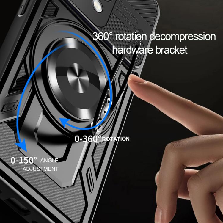 Armor Rotating Holder MagSafe Phone Case, For OPPO Reno15 Global / Reno 15C, For OPPO Reno15 Pro Global 5G, For OPPO A6 Pro Global, For OPPO A5 5G Global, For OPPO A5 Pro, For OPPO Reno13 5G, For OPPO Reno13 F 5G