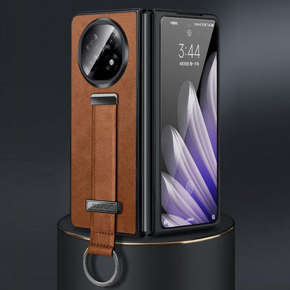 SULADA PC Hybrid Leather Texture Skin Feel Shockproof Phone Case, For OPPO Find N6 5G, For OPPO Find N5