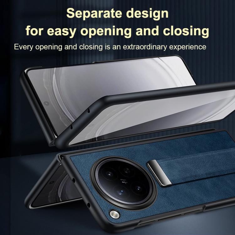 SULADA PC Hybrid Leather Texture Skin Feel Shockproof Phone Case, For OPPO Find N6 5G, For OPPO Find N5