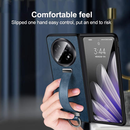 SULADA PC Hybrid Leather Texture Skin Feel Shockproof Phone Case, For OPPO Find N6 5G, For OPPO Find N5
