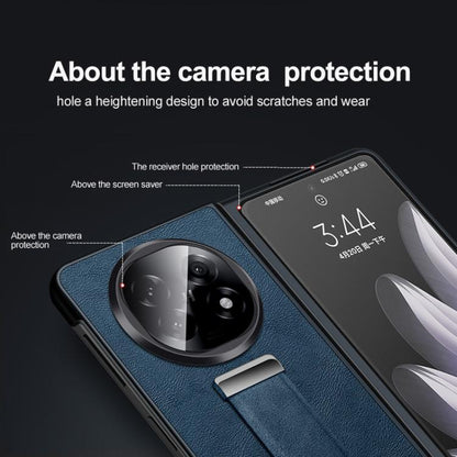 SULADA PC Hybrid Leather Texture Skin Feel Shockproof Phone Case, For OPPO Find N6 5G, For OPPO Find N5