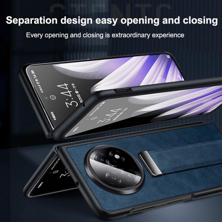 SULADA PC Hybrid Leather Texture Skin Feel Shockproof Phone Case, For OPPO Find N6 5G, For OPPO Find N5