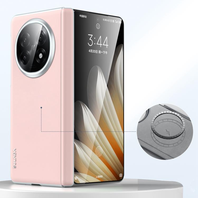 SULADA Skin Feel Liquid Leather Shockproof Phone Case, For OPPO Find N6 5G, For OPPO Find N5