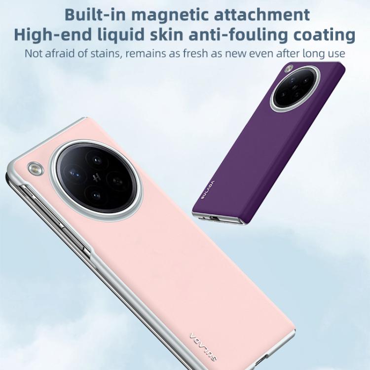 SULADA Skin Feel Liquid Leather Shockproof Phone Case, For OPPO Find N6 5G, For OPPO Find N5