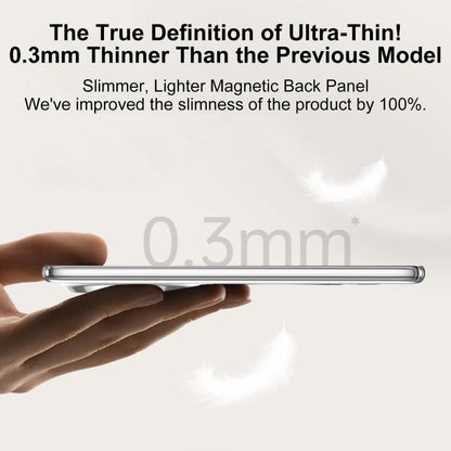 SULADA Electroplated Transparent MagSafe Holder Phone Case, For Huawei Pura 90 Pro Max 5G, For Huawei Pura 90 Pro 5G, For Huawei Mate 70 Pro, For Huawei Mate 70, For Huawei Mate 60, For Huawei Mate 60 Pro